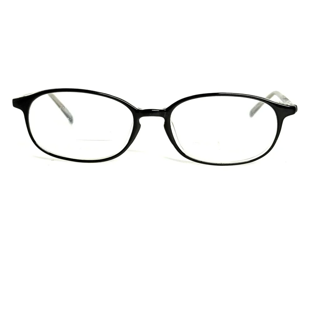 Gramercy Eyeglasses Black Crystal Oval Frames 51-18-140 Full Rim Optical Glasses